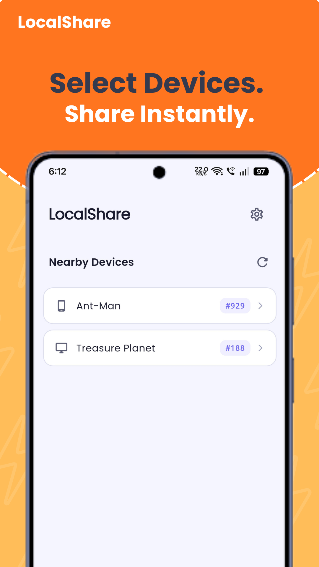 LocalShare app screen 5